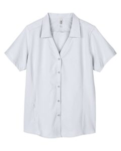 CORE365 CE510W Women’s Ultra UVP® Marina Shirt – Platinum