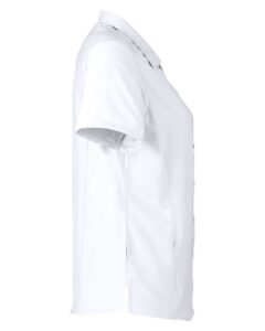 CORE365 CE510W Women’s Ultra UVP® Marina Shirt – White (side)