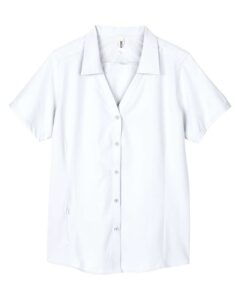 CORE365 CE510W Women’s Ultra UVP® Marina Shirt – White