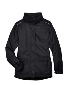 CORE365 78205 Women’s 3-in-1 Jacket with Fleece Liner – Black
