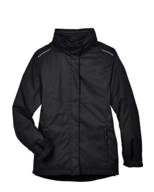 CORE365 78205 Women’s 3-in-1 Jacket with Fleece Liner – Black