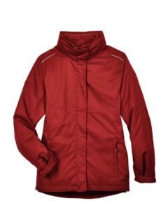 CORE365 78205 Women’s 3-in-1 Jacket with Fleece Liner – Classic Red