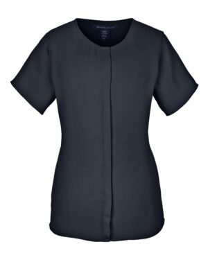 Devon & Jones DP612W Women’s Perfect Fit™ Crepe Blouse – Black