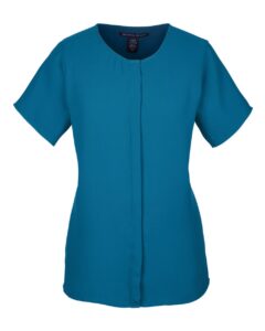 Devon & Jones DP612W Women’s Perfect Fit™ Crepe Blouse – Dark Teal
