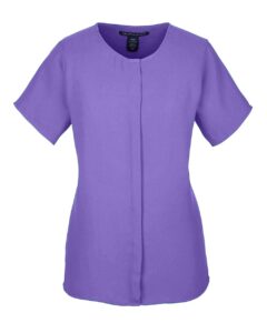 Devon & Jones DP612W Women’s Perfect Fit™ Crepe Blouse – Grape
