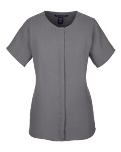 Devon & Jones DP612W Women’s Perfect Fit™ Crepe Blouse – Graphite