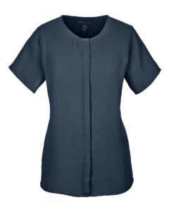 Devon & Jones DP612W Women’s Perfect Fit™ Crepe Blouse – Navy