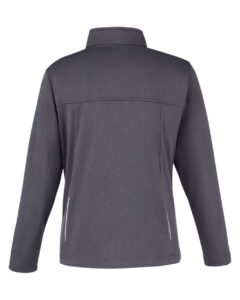 CORE365 CE708W Women’s Techno Lite Three-Layer Knit Tech-Shell – Carbon Heather (back)