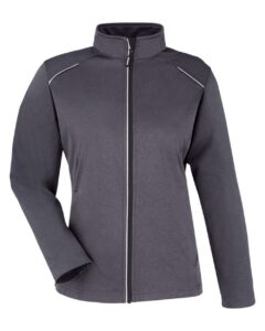 CORE365 CE708W Women’s Techno Lite Three-Layer Knit Tech-Shell – Carbon Heather