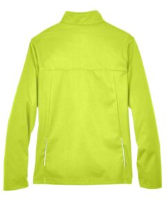 CORE365 CE708W Women’s Techno Lite Three-Layer Knit Tech-Shell – Safety Yellow (back)