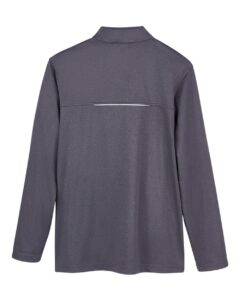 CORE365 CE708 Men’s Techno Lite Three-Layer Knit Tech-Shell – Carbon Heather (back)