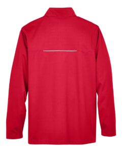 CORE365 CE708 Men’s Techno Lite Three-Layer Knit Tech-Shell – Classic Red (back)