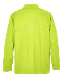 CORE365 CE708 Men’s Techno Lite Three-Layer Knit Tech-Shell – Safety Yellow (back)