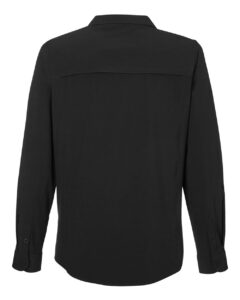 CORE365 CE510LW Women’s Ultra UVP® Marina Shirt – Black (back)