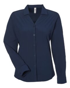 CORE365 CE510LW Women’s Ultra UVP® Marina Shirt – Classic Navy