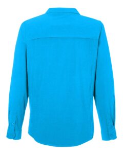 CORE365 CE510LW Women’s Ultra UVP® Marina Shirt – Electric Blue (back)