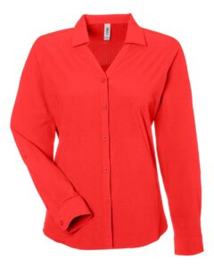 CORE365 CE510LW Women’s Ultra UVP® Marina Shirt – Marina Red