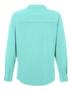 CORE365 CE510LW Women’s Ultra UVP® Marina Shirt – Sea Glass (back)