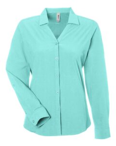 CORE365 CE510LW Women’s Ultra UVP® Marina Shirt – Sea Glass