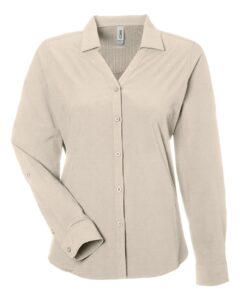 CORE365 CE510LW Women’s Ultra UVP® Marina Shirt – Stone