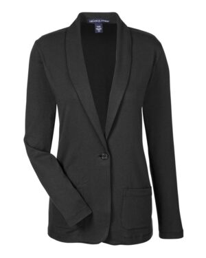 Devon & Jones DP462W Women’s Perfect Fit™ Shawl Collar Cardigan – Black