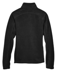 CORE365 78190 Women’s Journey Fleece Jacket – Black (back)