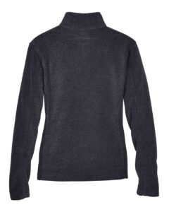 CORE365 78190 Women’s Journey Fleece Jacket – Heather Charcoal (back)