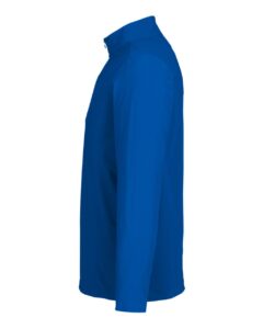 Devon & Jones DG410 Men’s CrownLux Performance® Windsor Welded Quarter-Zip Pullover – French Blue (side)