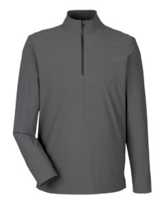 Devon & Jones DG410 Men’s CrownLux Performance® Windsor Welded Quarter-Zip Pullover – Graphite