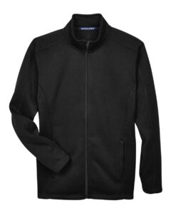 Devon & Jones DG793 Men’s Bristol Full-Zip Sweater Fleece Jacket – Black