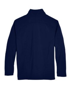 CORE365 88184T Men’s Tall Cruise Two-Layer Fleece Bonded Soft Shell Jacket – Classic Navy (back)