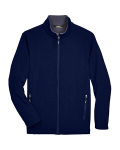 CORE365 88184T Men’s Tall Cruise Two-Layer Fleece Bonded Soft Shell Jacket – Classic Navy