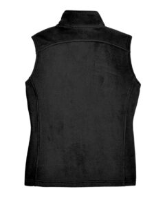 CORE365 78191 Women’s Journey Fleece Vest – Black (back)