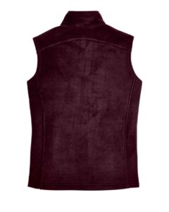 CORE365 78191 Women’s Journey Fleece Vest – Burgundy (back)