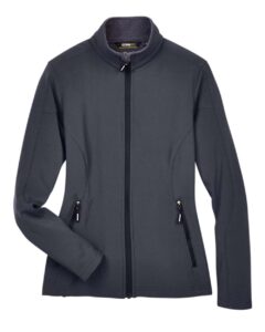 CORE365 78184 Women’s Cruise Two-Layer Fleece Bonded Soft Shell Jacket – Carbon