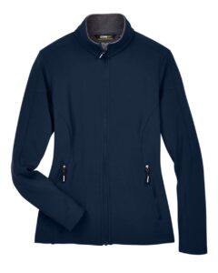 CORE365 78184 Women’s Cruise Two-Layer Fleece Bonded Soft Shell Jacket – Classic Navy