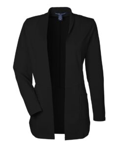 Devon & Jones DP125W Women’s Raleigh Stretch Cardigan – Black