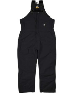 Berne Apparel B415T Men’s Tall Heritage Insulated Bib Overall – Black