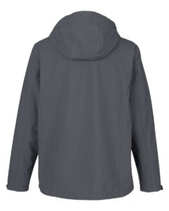 CORE365 CE712 Men’s Barrier Packable Rain Jacket – Carbon (back)
