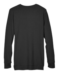 Devon & Jones DP181W Women’s Perfect Fit™ Ribbon Cardigan – Black (back)