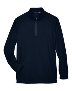 Devon & Jones DG440 Men’s Stretch Tech-Shell® Compass Quarter-Zip Pullover – Navy