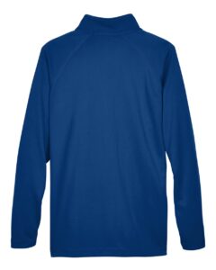 Devon & Jones DG440 Men’s Stretch Tech-Shell® Compass Quarter-Zip Pullover – True Royal (back)