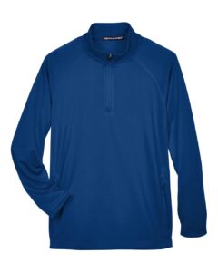 Devon & Jones DG440 Men’s Stretch Tech-Shell® Compass Quarter-Zip Pullover – True Royal