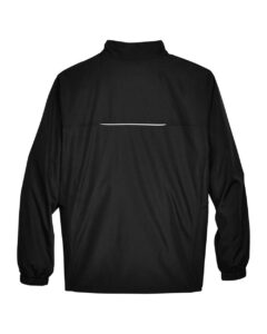 CORE365 88183T Men’s Tall Techno Lite Motivate Unlined Lightweight Jacket – Black (back)
