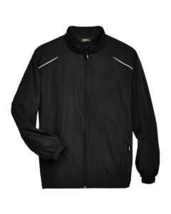 CORE365 88183T Men’s Tall Techno Lite Motivate Unlined Lightweight Jacket – Black