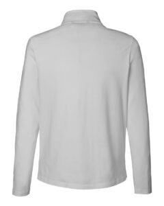 Devon & Jones DG425W Women’s Raleigh Stretch Quarter-Zip Pullover – Grey (back)