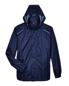 CORE365 88185 Men’s Climate Seam Sealed Lightweight Variegated Ripstop Jacket – Classic Navy