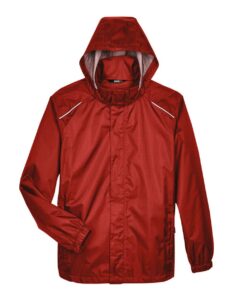 CORE365 88185 Men’s Climate Seam Sealed Lightweight Variegated Ripstop Jacket – Classic Red