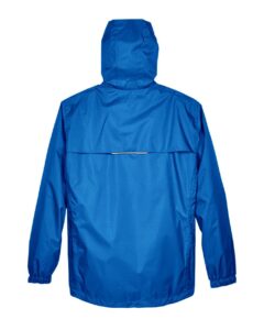 CORE365 88185 Men’s Climate Seam Sealed Lightweight Variegated Ripstop Jacket – True Royal (back)