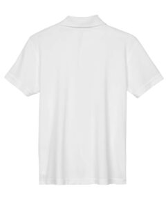 CORE365 88181Y Youth Origin Performance Piqué Polo – White (back)